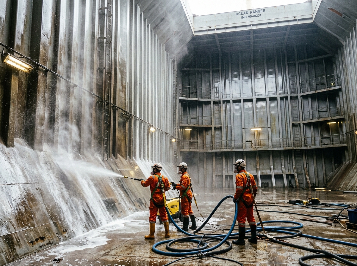 Vessel Cargo Hold Cleaning
